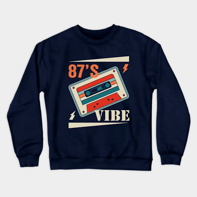 87’s Old Vibe Crewneck Sweatshirt by Ortumuda